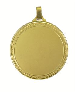 Gold Faceted Elementary Medal (size: 60mm) - 5411F