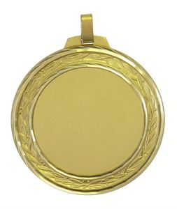 Gold Faceted Laurel Medal (size: 60mm and 70mm) - 5500FL