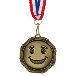 Combo Smile Medal & Ribbon - AM1147.12