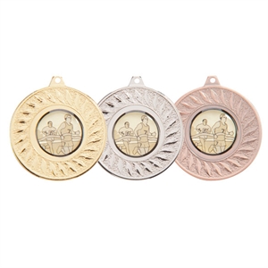 Pack Of 300 Solar Medals With Ribbons and Logo Inserts (50mm) - MM3142/SET300