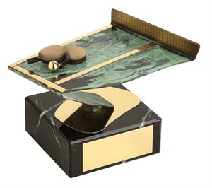 Table Tennis Table Handmade Metal Trophy - 673
