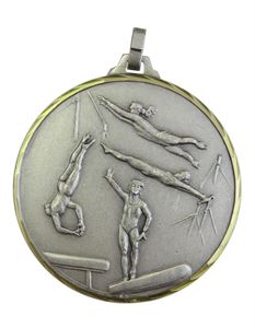 Embossed Gymnastics Medals