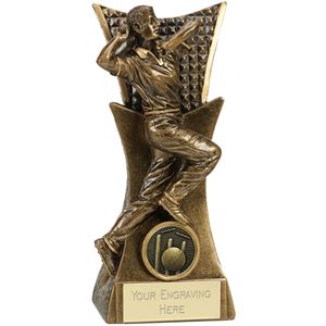 Conqueror Male Cricket Bowler Trophy - A4021