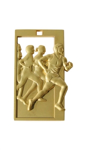Rectangular Running Medal - 00.66.65