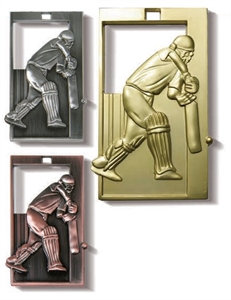 Rectangular Cricket Medal - 00.68.065
