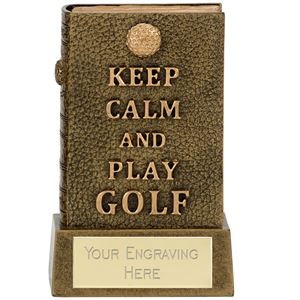 Keep Calm Book of Golf Award - A1886