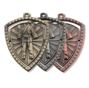 Antique Shield Martial Arts Medal - 00.82.060