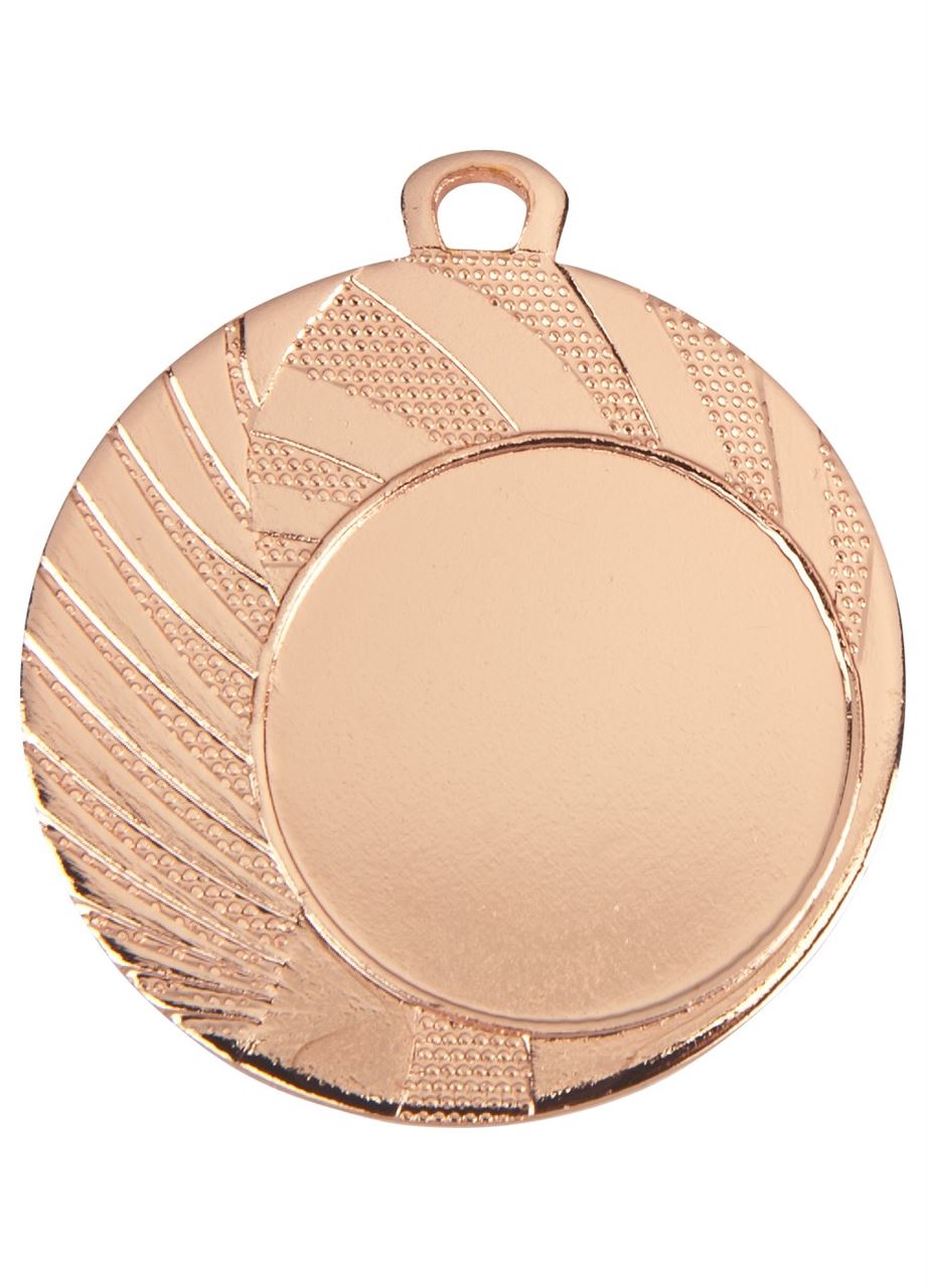 Pack of 100 Warp Speed Medals with Ribbons & Logo Inserts (40mm) - Bronze ME.077.03.A/SET100