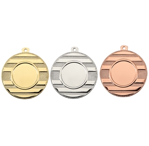 Pack of 1000 Mirage Medals with Ribbons & Logo Inserts (50mm) - ME.071/SET1000