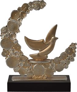 Pebble Crescent Bird Trophy - BEL775-014