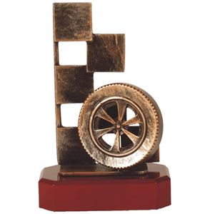 Pewter Motor Sport Trophy - BEL188