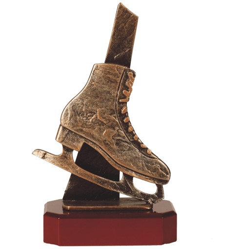 Ice Skating Boot Trophy - BEL224