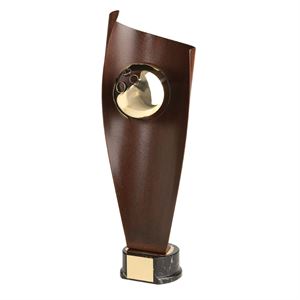 Gold Bowling Handmade Metal Trophy - 1102