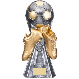 Gravity Football Trophy Gunmetal & Gold - RF116