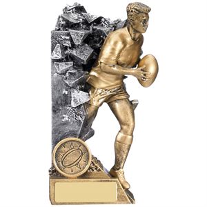 Breakout Male Rugby Player Trophy - RR601