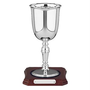 Silver Plated Goblet - Bright Inside - 1207C