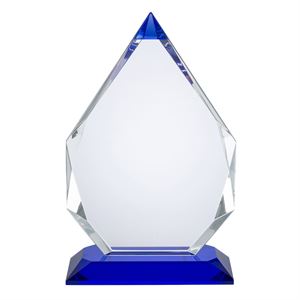 Arctic Clear & Blue Crystal Award - AC201