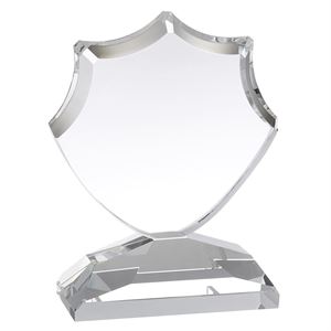 Shield Fine Clear Crystal Award - AC64
