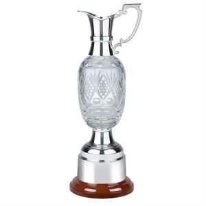 Nickel Plated St Anne's Claret Award with Crystal Body - SN600
