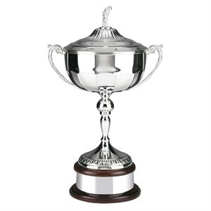 The Ultimate Golf Champion's Cup Silver Plated with Golf Lid - HVL536D