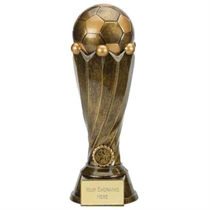 Tower Football Trophy Antique Gold - TF001.12