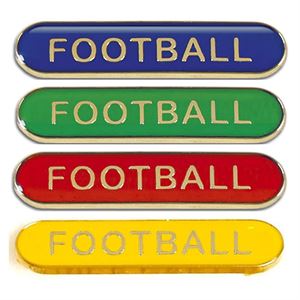 Football Metal School Bar Badge - SB051