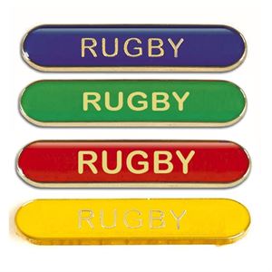 Rugby Metal School Bar Badge - SB052