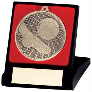 Formation Football Medal & Case - MB20564G Gold