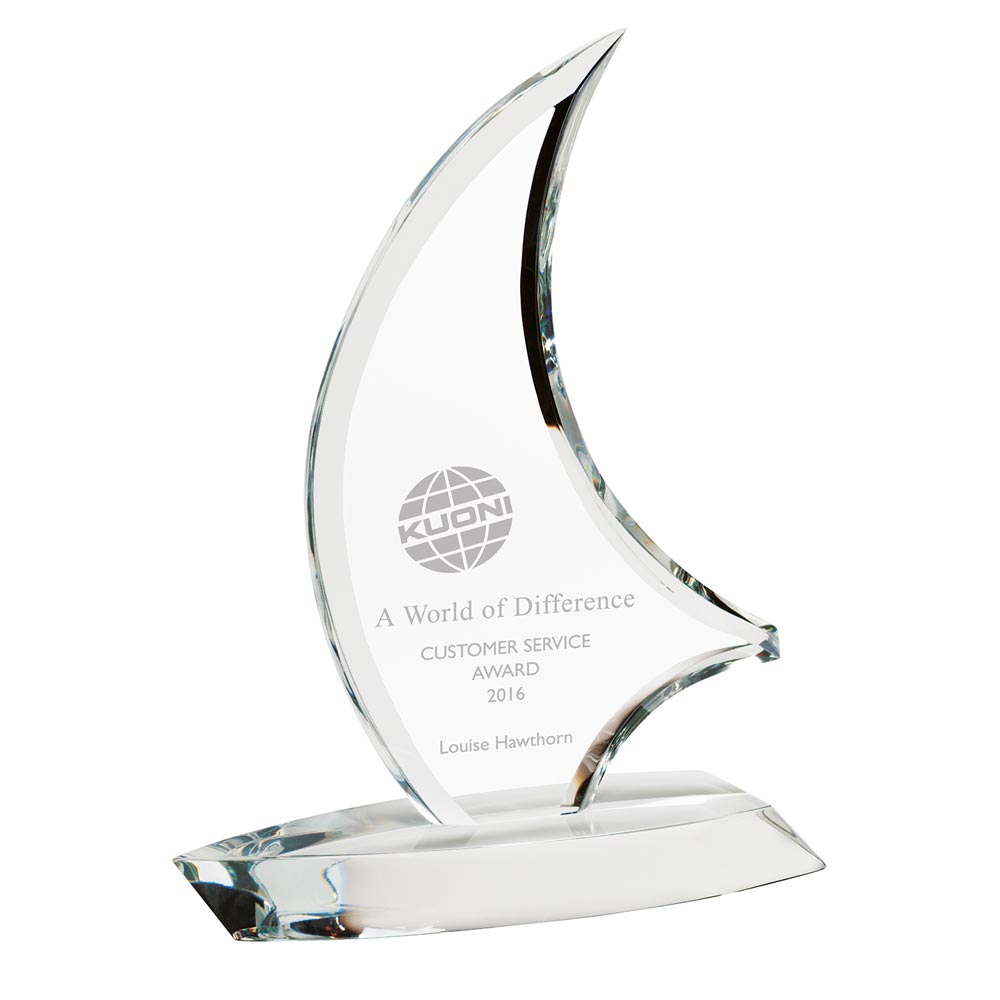 The Admiral Optical Crystal Award - CR7180C