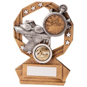 Female Swimming Figure Trophies Swimmer Awards 165mm FREE Engraving