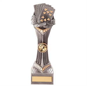 Superb Euphoria Poker Trophy Affordable Award 4 sizes FREE Engraving RF18020 