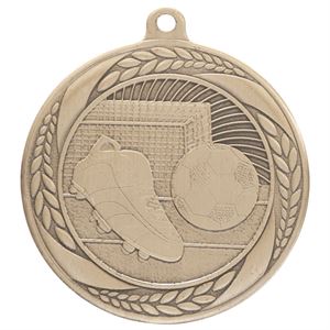 Gold Typhoon Football Medal (55mm) - MM20448G