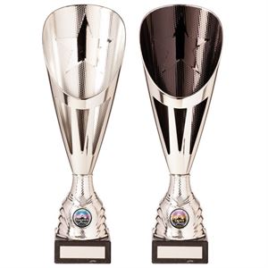 Rising Stars Silver Deluxe Trophy - Silver or Black - TR20537/TR20534