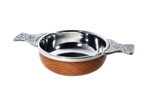 Wood and Pewter Quaich - 43XW