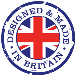 Designed and made in Britain