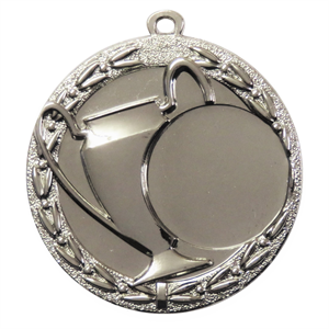 Silver Trophy Cup Budget Medal (size: 50mm) - A31E