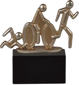 Sale! Gold Triathlon Pewter Trophy - CL-BEL029B