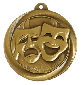 Globe Drama Medal (size: 50mm) - AM6044.12