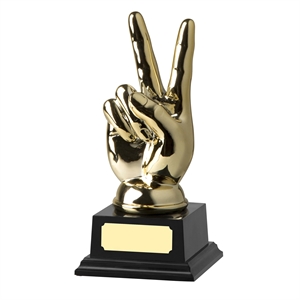 Bright Gold Victory Hand Award - GR075