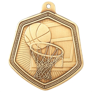Gold Falcon Basketball Medal (size: 65mm) - MM22088G