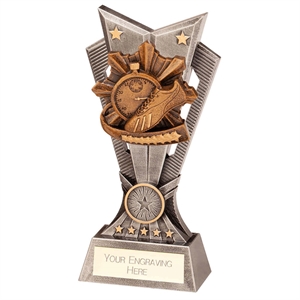 Running Titan Glass,Trophy,Award,180mm,FREE Engraving trd CR15131D 