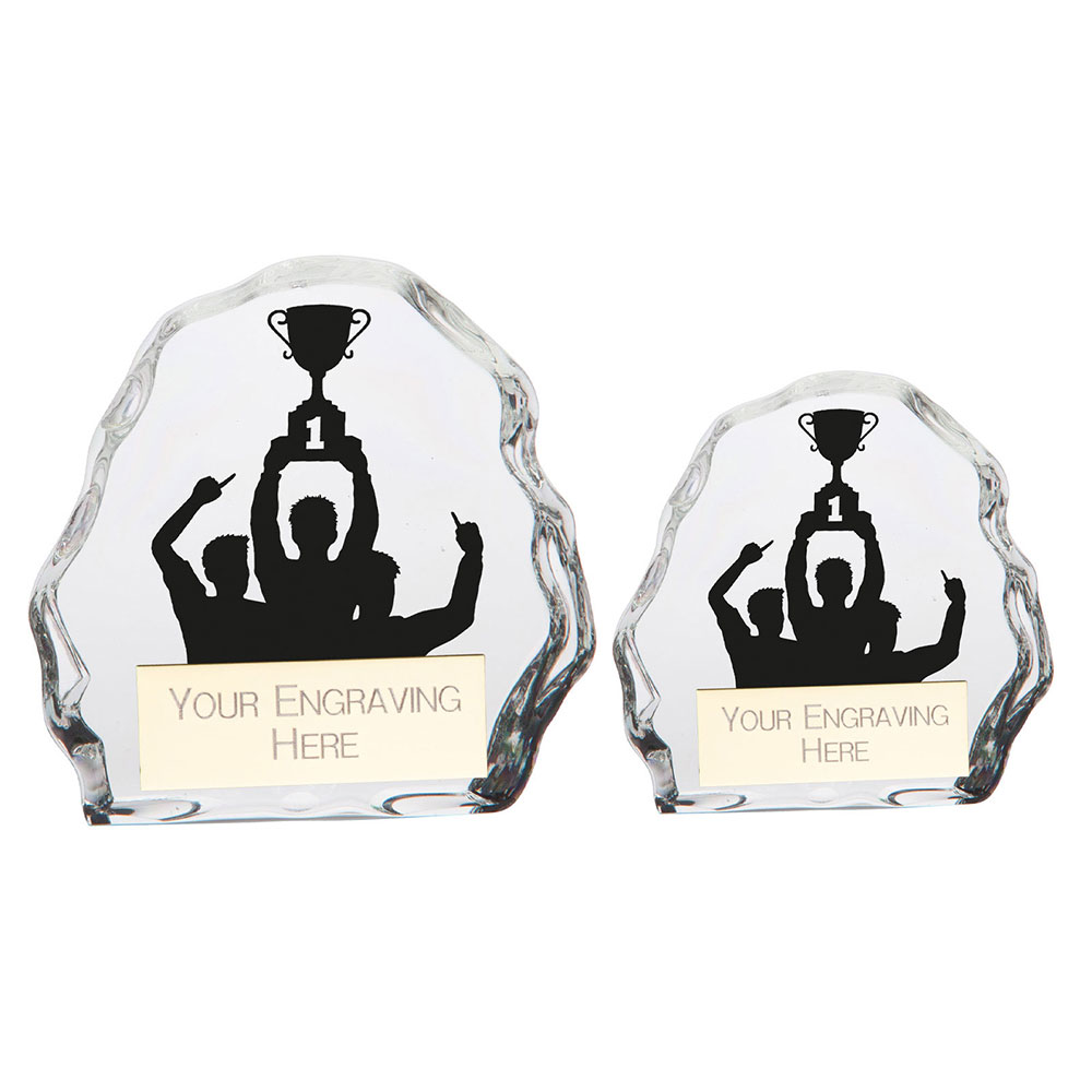 Mystique Achievement Glass Award - CR22292 in 2 sizes