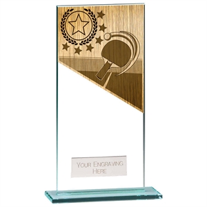 Mustang Table Tennis Jade Glass Award - CR22217