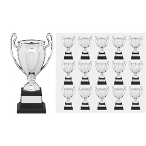 Silver Trophy Cups Pack of 15  - F31A