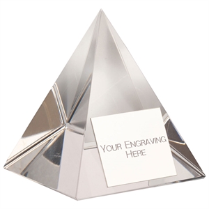 Mystical Pyramid Crystal Paperweight - CR22549A 