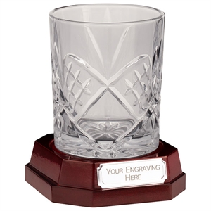 Lindisfarne Classic Glass Whiskey Tumbler - CR22293A With Base