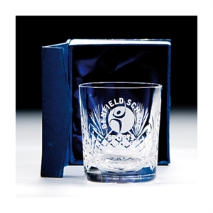 Lindisfarne Classic Glass Whiskey Tumbler - CR22556 boxed