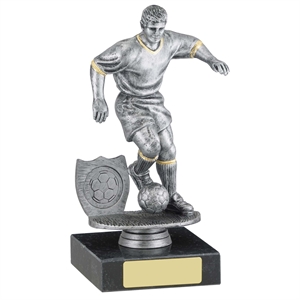 Male Footballer Trophy Silver - A0222