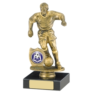 Male Footballer Trophy Gold - A0232