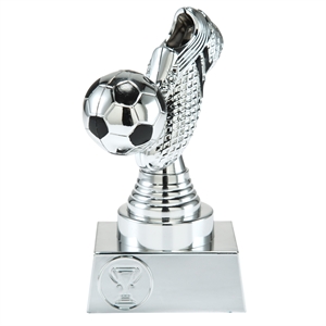 Supreme Silver Boot and Ball Football Trophy Minimum 24 - ST.117.02